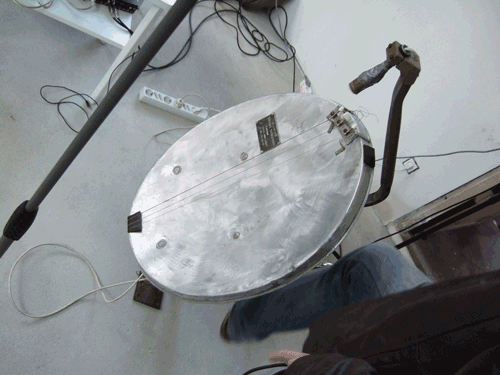 The satellite dish is the most important instrument of the Tiefenrauschorchester