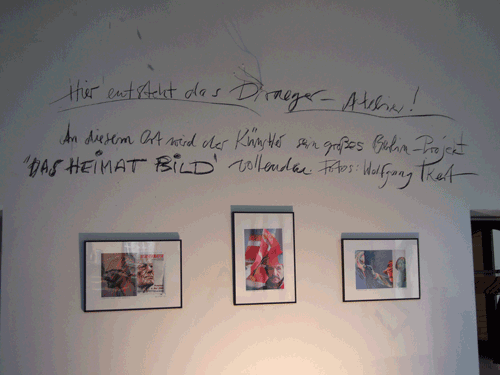Photos about Jrgen Draeger and his artistic work