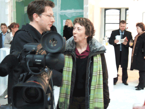 Jrgen Scheper (Schauhallen) und Frau Reumschssel