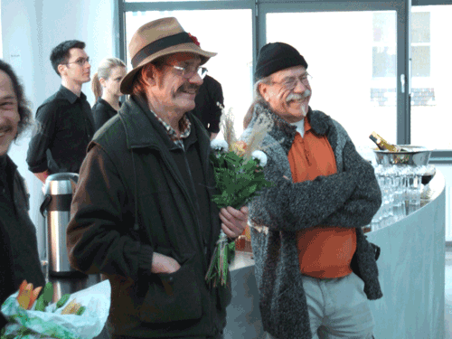 J�rgen Draeger und der Fotograf Wolfgang Ikert