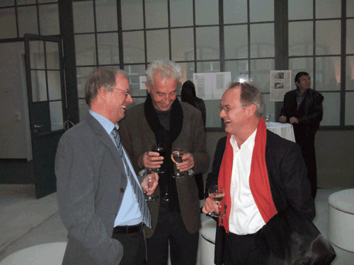 Dieter Ruhnke (GSE gGmbH), Joachim Hoffmann (Archplan) und Sven Herrmann (Schauhallen)