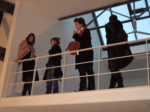 Besichtigung des Ateliers